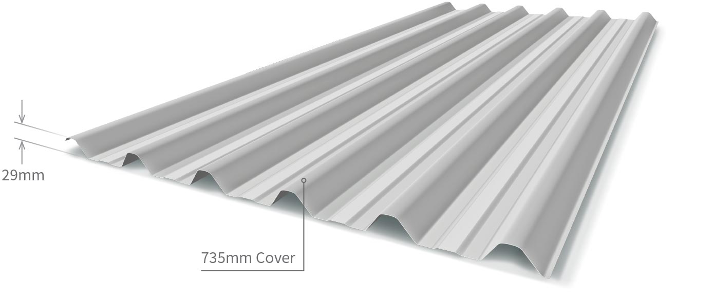Cladding Roofing Sheeting Walling Trimline Profile