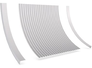 Flashings Roof Flashing Curved Concave Barge Reverse Arch